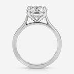 Morgan Round Moissanite Engagement Ring