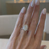 Olivia FLUSH (5.04ct) Lab Diamond Oval Ring