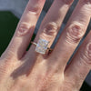 Kate (4.8ct) Radiant Moissanite Engagement Ring