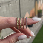 TOVAA Eternity Rope Band in Sm / Med / Lrg (Size 7)