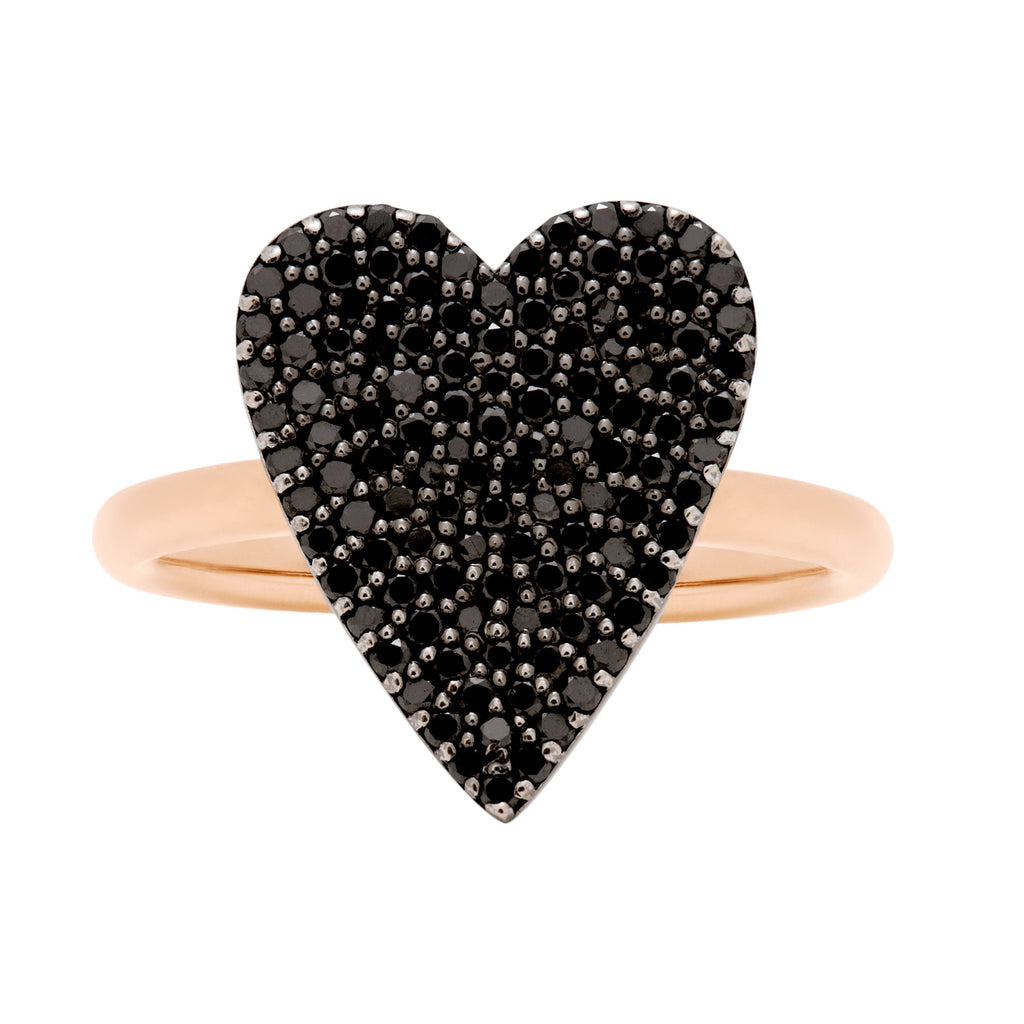 Black Diamond Heart Sz. 7.5-TOVAA