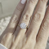 Danielle 3.5 Carat Round Moissanite Engagement Ring w/ Hidden Halo - TOVAA
