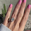 Olivia 6.2ct Oval Moissanite Engagement Ring w/ 14k Yellow Gold Band - TOVAA