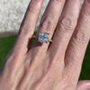 Landon (3.6ct) Cushion Moissanite Engagement Ring