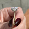 Danielle 2.5 Ct Moissanite Solitaire Engagement Ring with 6-Prong 2-Tone 14k White & Yellow Gold Band