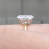 Amanda 4.2ct Oval Diamond Cut Moissanite Engagement Ring - TOVAA