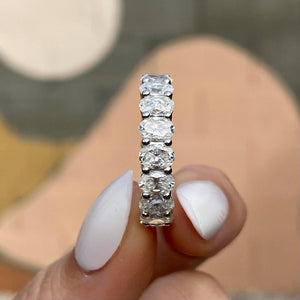 Large diamond 2025 eternity band
