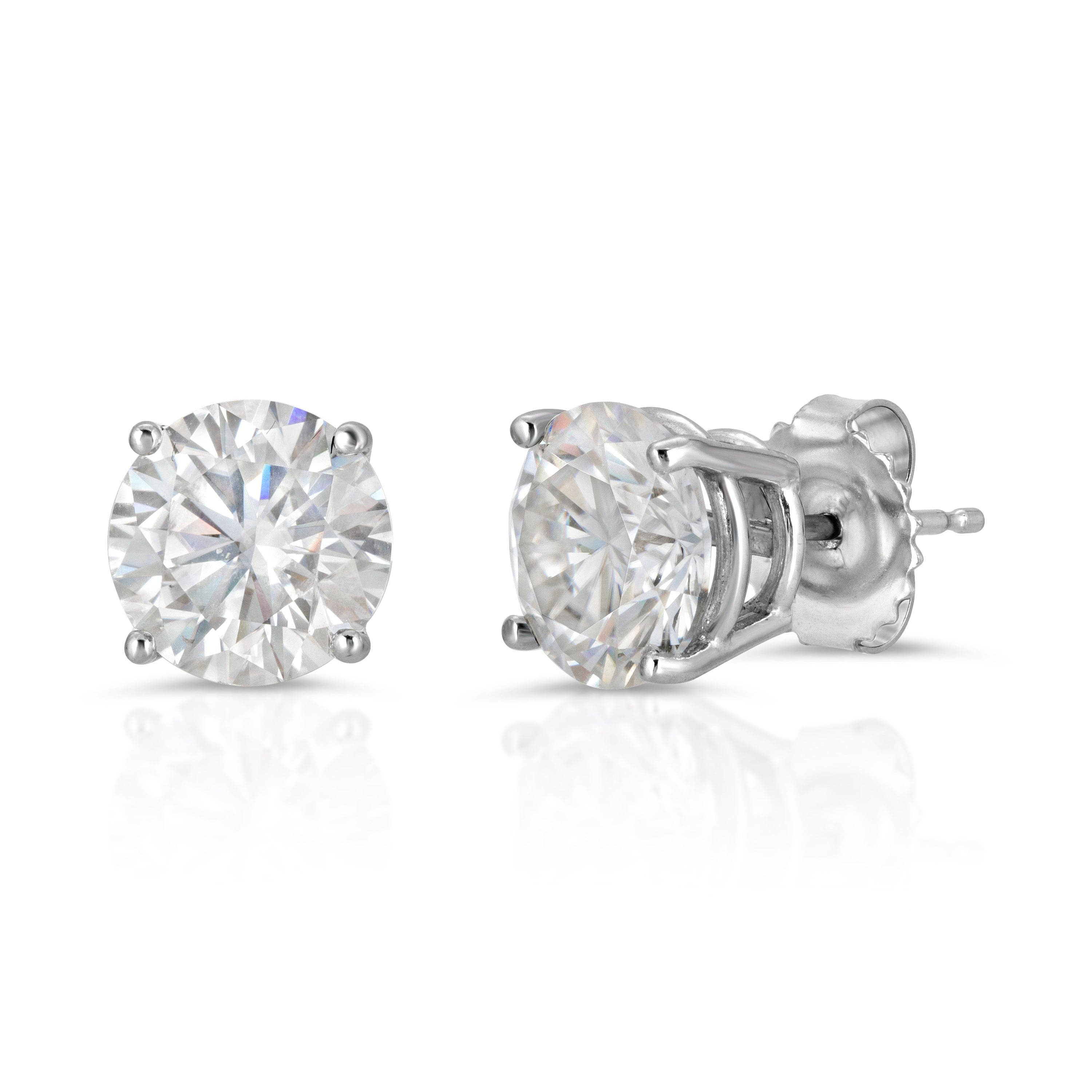 Sara Moissanite Basket Stud Earrings - TOVAA