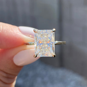 Kate (4.8ct) Radiant Moissanite Engagement Ring