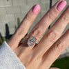 Olivia (6.2ct) Oval Moissanite Engagement Ring