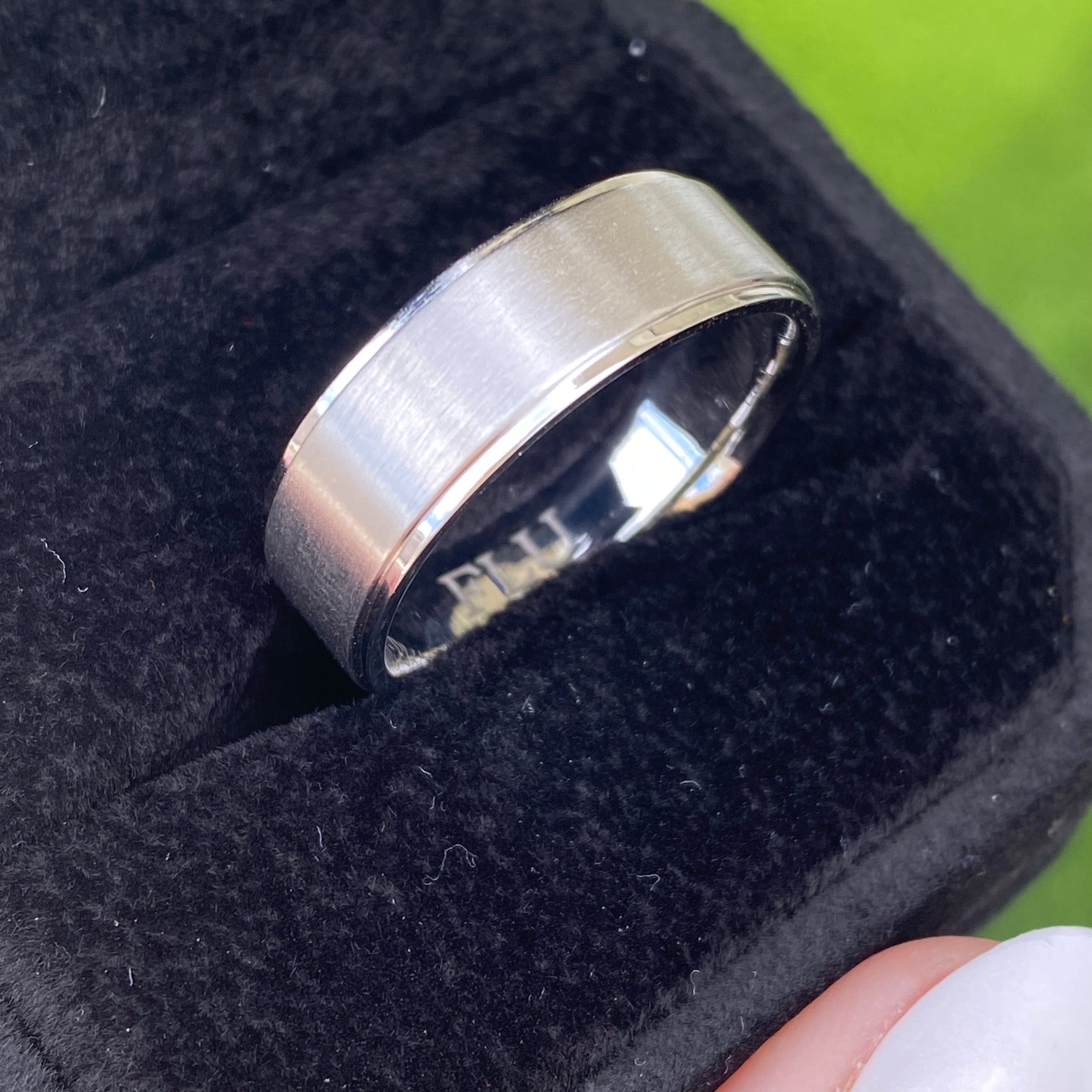 Mike Satin Finish Men's Wedding Band - TOVAA