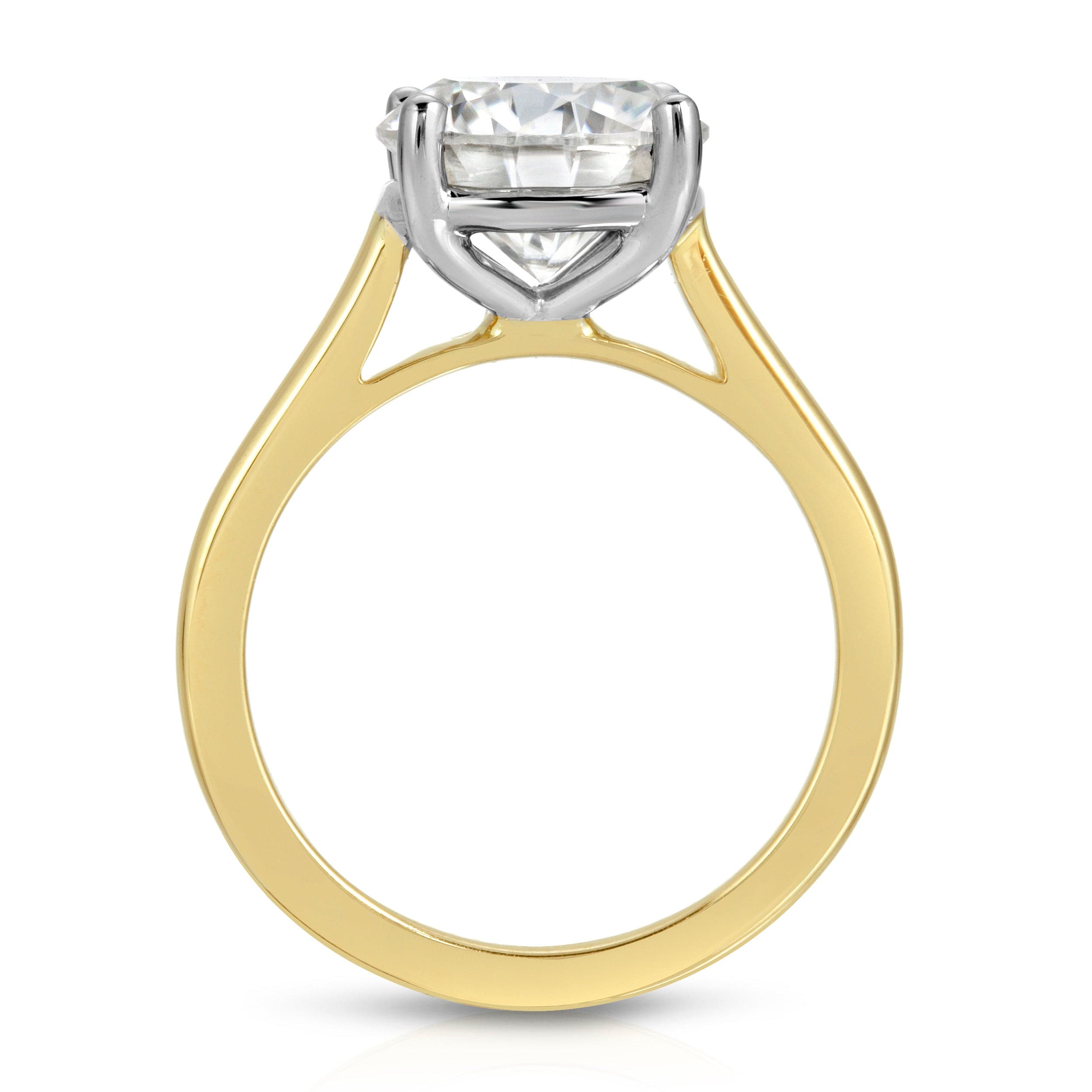Morgan 3ct Solitaire Moissanite Engagement Ring - TOVAA